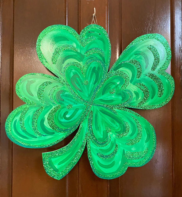 Four Leaf Clover Door Hanger