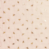 Golden Bee Patterned Scarf