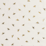 Golden Bee Patterned Scarf