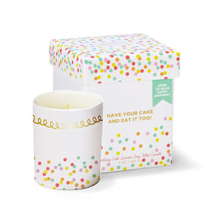 Birthday Cake Scented Candle with Music Box