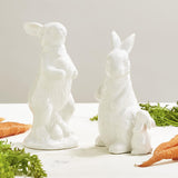 Hoppy Family Easter Bunny Statues