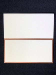 Rose Gold Bordered Place Cards