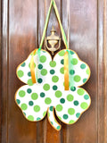 Double Sided Four Leaf Clover Door Hanger