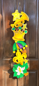 New Orleans Totem Door Hanger