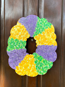 King Cake Door Hanger